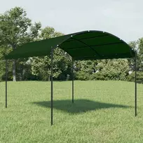 Pavėsinė 4 x 3 x 2,6 m Žalia Poliesteris ir plienas