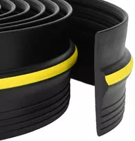 Garažo Grindų Sandariklis Juoda ir geltona 12 x 90 mm 5,5 m PVC