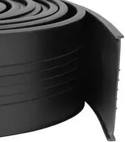 Garažo durų sandarinimas Juoda 70 x 6 mm 4,5 m PVC