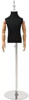 Reguliuojamas 120-157 cm manekenas su baze Uniseksas PP Juoda