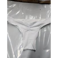 New sexy women's thong, solid color pleated thong, bikini trunks S balta