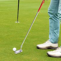 Golf Putter for Right-Handed Players - Pro Putting Aid oranžinė