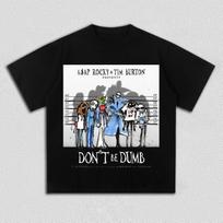 2026 ASAP Rocky Dont Be Dumb Album Graphics Cotton Men Shirt Summer Oneck Womens Y2k Hip Hop Short Sleeve Top Fan Gift S