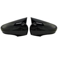 For Renault Clio MK4 for 4 2 PCs ABS plastic bat wing mirror covers rearview mirror case cover glossy black car accessories