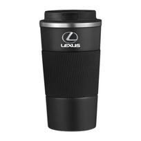 Nerūdijančio plieno kavos termosas Puodelis Automobilio vakuuminė flaska Kelioninis terminis puodelis Skirtas Lexus IS250 IS200 CT200h GS300 LS430 RX450h LX570 IS300 ES RX LS juoda