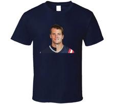 Drake Maye Tom Brady Split Face Football Fan T Shirt S