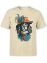 Musketeer Spaniel Dog Tshirt Unisex S