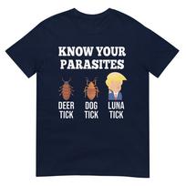 Know Your Parasites AntiTrump Funny Tick Resist TShirt S