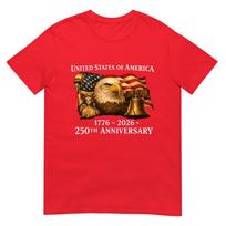 Eagle And Flag 250 Years 17762026 250th Birthday TShirt S