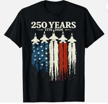 Flag Vintage 250 Years American 1776 2026 250th Usa Birthday Unisex Tshirt S