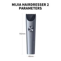 NEW MIJIA Hair Clipper 2 Cutting Machine Trimmer Professional Clippers Titanium Alloy Blade Rechargeable Barber Shaver Cutter CN