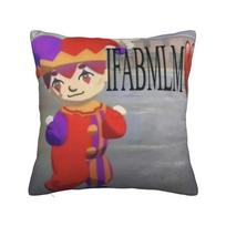 Hugh Morris Tomodachi Life Jester Mii aikštės pagalvių užvalkalai Poliesterio kambario pagalvės užvalkalas Juokinga dekoracija Mesti pagalvės dėklas 45*45 40x40cm