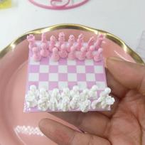 Chessboard International Chess Handmade International Chess Set  Photography Props style C