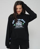 Upper Strop [Up9037] Camping Graphic T-Shirt Black L