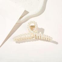 Cute Heart-shaped Hair Claws Large Size Back Head Ponytail Holder Strong Grip for Women's Thick Hair