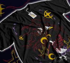 Kokushibo Tshirt Demon Slayer Kimetsu No Yaiba Upper Moon Anime Hoodie Soft Tee S