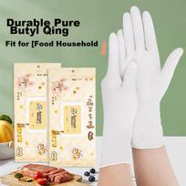 Disposable Gloves, Nitrile, 50 Pieces, Large Size, Food-Grade Nitrile Gloves, Rubber Kitchen Household Cleaning Gloves, Laundry And Dishwashing Gloves