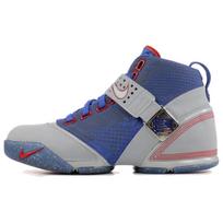 Nike Lebron 5 All Star Game Comfortable Slip Resistant Lightweight Mid top Basketball Shoes Mens Blue White 317253-003 44 mėlyna/balta