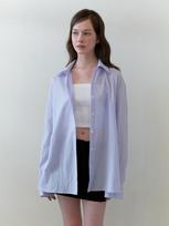 Kinder Baby Basic Loose Logo Shirts - Blue Blue/Free