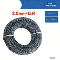 1 Roll Per Pack Core-Reinforced Grass Trimmer Line 2.0- 4.0mm X15m Line Spool For Garden Grass Mower Cutter Trimming Lines