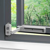 Langų saugos ribotuvas, Vaikų langų saugos užraktas, Nuimamas lipnus kūdikio lango užraktas, Be gręžimo ar įrankių, Langų ribotuvas UPVC langams, Lengvas pilka
