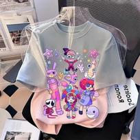 Cute Cartoon The Amazing Digital Circus Jax Tee 2026 Summer Fashion Unisex Short Sleeve T-Shirt Lightweight And Breathable Tops 100