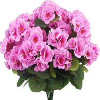 Silk Material Artificial Begonia Artificial Texture Simulation Design Simulation Geranium Decorative Flower Floral Arrangement tamsiai rausva spalva