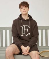 Love Forty Logo Hoodie (Men) Brown L