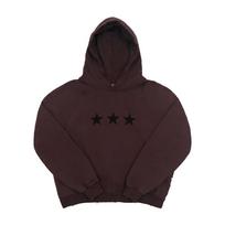 I Earth Star Hoodie [Burgundy] Light Melange/L