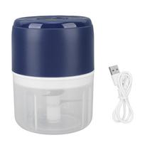 Electric Garlic Chopper Onion Mincer Portable Food Processor USB Charging for Vegetable Pepper Baby L(for 6.5-9kg) mėlyna