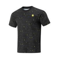 Li Ning Table Tennis Series Casual Round Neck Printed Short Sleeve T-Shirt Unisex Tops Black AHSV107-1 XL