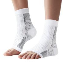 1Pair Neuropathy Socks For Women Men Plantar Fasciitis Pain Relief Ankle Compression Socks For Foot Comfort S/M balta