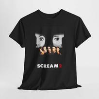 Scream 2 1997 Retro Movie Poster Horror Unisex Graphic T-Shirt 2XL