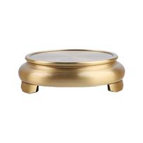 Decorative Round Brass Incence Base Stand Tripod Base Holder For Peaceful And Elegant Homes Decoration S