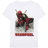 Marvel Comics Deadpool Bullet T-Shirt White New Unisex T-Shirt XXL