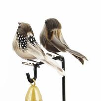 25/35 cm Rankų darbo Imitacinis Papūga Kūrybingas Plunksnų Vejos Figūrėlė Ornamentas Gyvūnas Paukštis Sodo Paukštis Rekvizitas Dekoracija Miniatiūra 25 cm