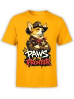 Frontier Sheriff Corgi Tshirt Unisex S