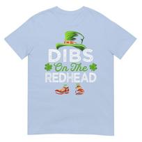 Dibs On The Redhead Irish Leprechaun Funny St Patricks Day Tshirt S