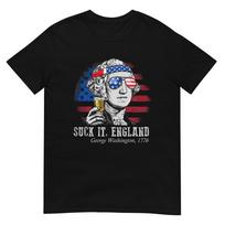 Suck It England Funny 4th Of July George Washington 1776 Tshirt S