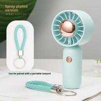 Portable Fan with USB Charging - Convenient for Summer Use. Miniature Fan for Student Dormitories, Pocket-sized, Perfect for Desktop Use. Little Freshness