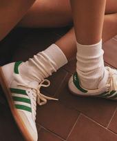 [Sporty & Rich] Samba OG White Green 5009727317 7.5
