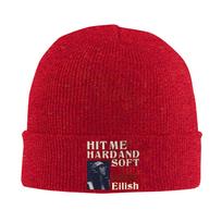 Billies Hit Me Hard And Soft Knitted Hat Beanie Autumn Winter Hat Warm Unisex Street  Caps Men Women Gift One Size