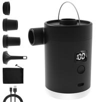 LCD Mini Electric Rechargeable USB Air Pump Outdoor Camping Inflator for Bed Mattress Plastic Material hand pump juoda