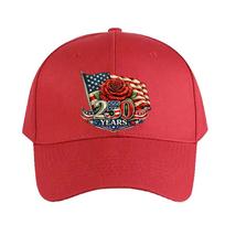 USA  Years Patriotic Flag Rose Gift Woman Man Baseball Cap Adult Adjustable with Curved Brim Hiking Fishing Hat sun hat Adjustable