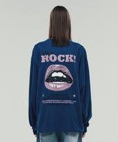 The Vinyl House Rock Ls Tee Blue (Vh2Dfut551A) Blue/L