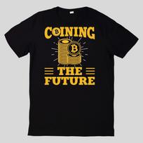 T-Shirt Crypto Bitcoin Baumwolle Fun Spaß Sprüche Lustig Cartoon L