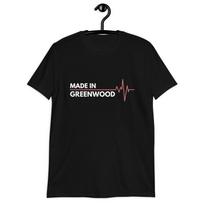 Made In Greenwood Indiana Place Of Birth Hometown Classic T-Shirt XL