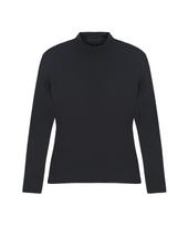 Upper Strop Golf [Uwt25007-01] Upst Golf Women'S Cooling High Neck Long Sleeve Black Black/M