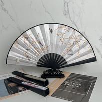Folding Fan Chinese Vintage Decorative Hand Fan for Home Decor or Party One Size