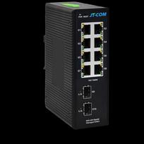 Jingtang Web-Managed 2-Port SFP 8-Port PoE Gigabit Ethernet Switch